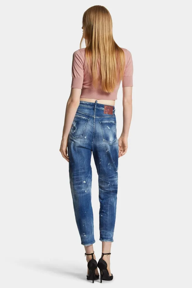 Dsquared2 Jeans Medium Filo Blu Wash 80039S Jeans Navy 8211 Women