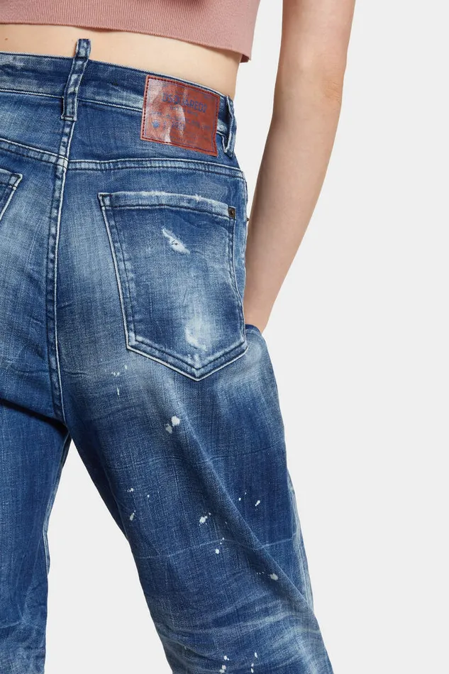 Dsquared2 Jeans Medium Filo Blu Wash 80039S Jeans Navy 8211 Women