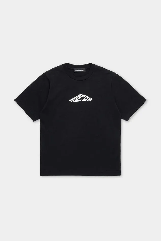 Dsquared2 Ready To Wear D2 Icon New Generation Junior TShirt Black 8211 Kids