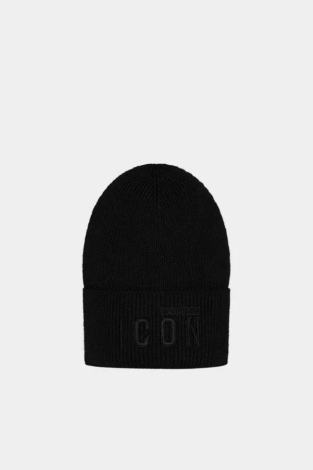 Dsquared2 Scarves Icon Knit Beanie Black 8211 Men