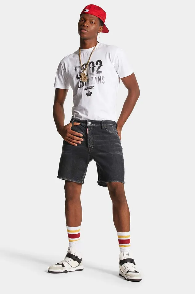 Dsquared2 Shorts Black Clean Wash Marine Shorts 8211 Men