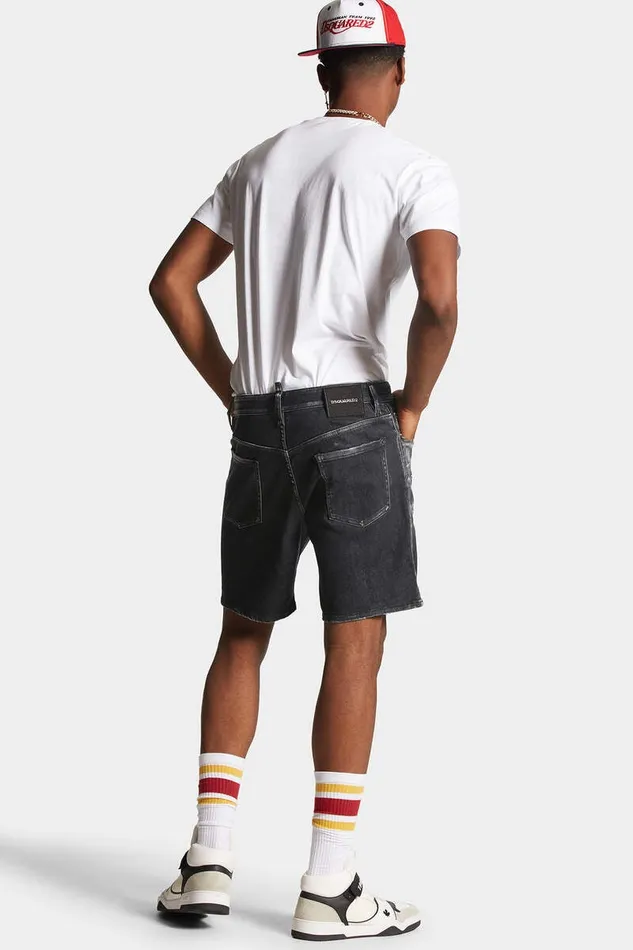 Dsquared2 Shorts Black Clean Wash Marine Shorts 8211 Men