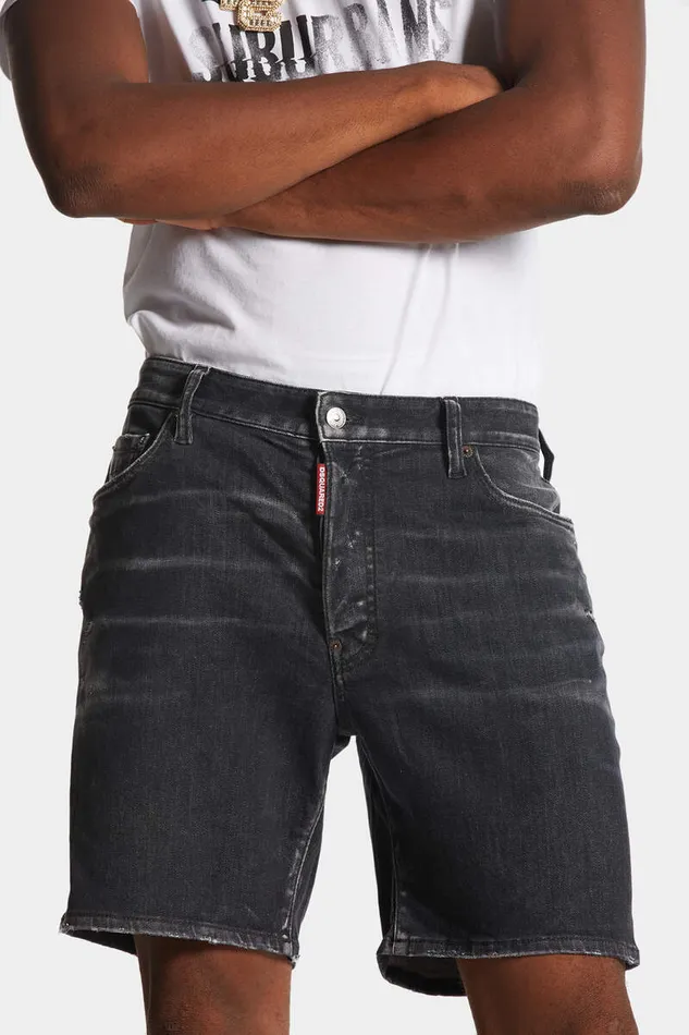 Dsquared2 Shorts Black Clean Wash Marine Shorts 8211 Men