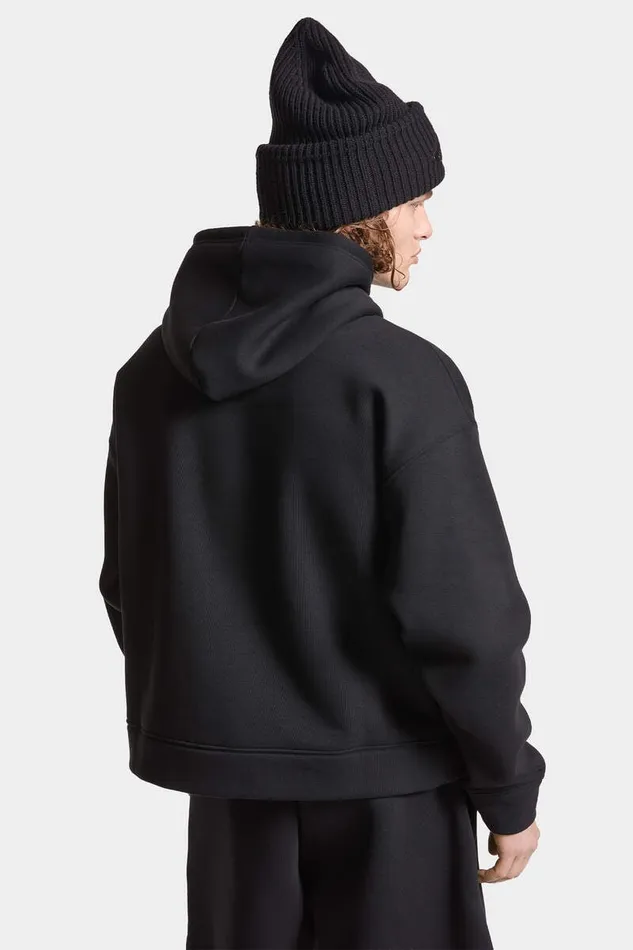 Dsquared2 Sweatshirts Icon New Generation Loose Fit Hoodie Black 8211 Men