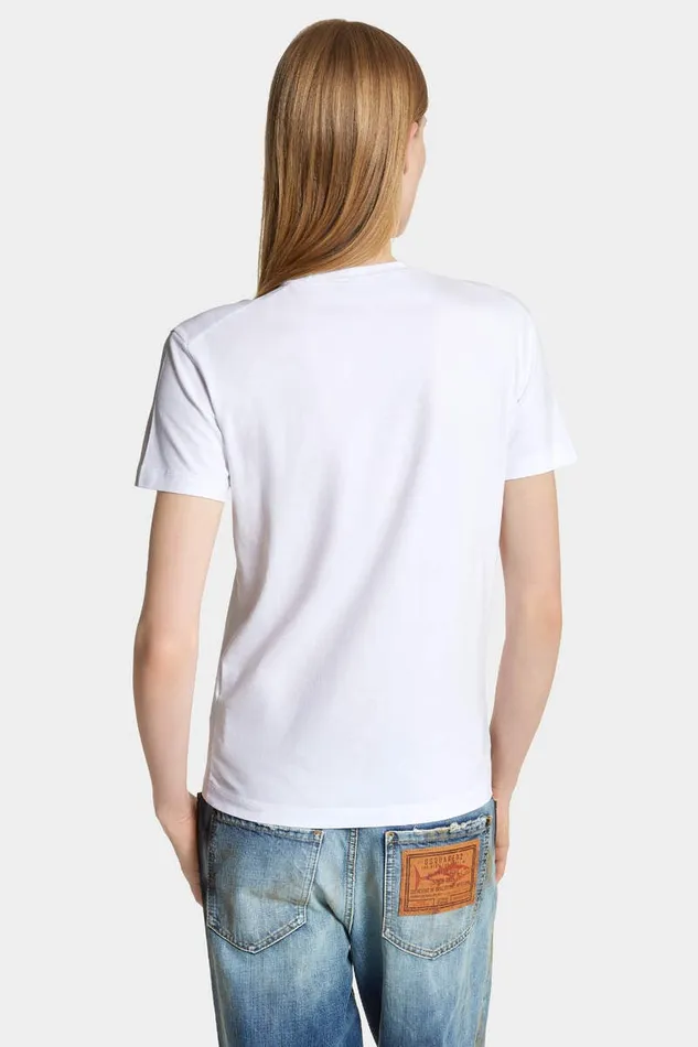 Dsquared2 Tops and TShirts Just Right Fit Red Label TShirt White 8211 Women