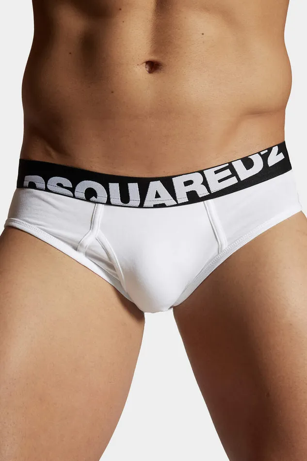 Dsquared2 Underwear Basic Basic Brief Twin Pack White 8211 Men
