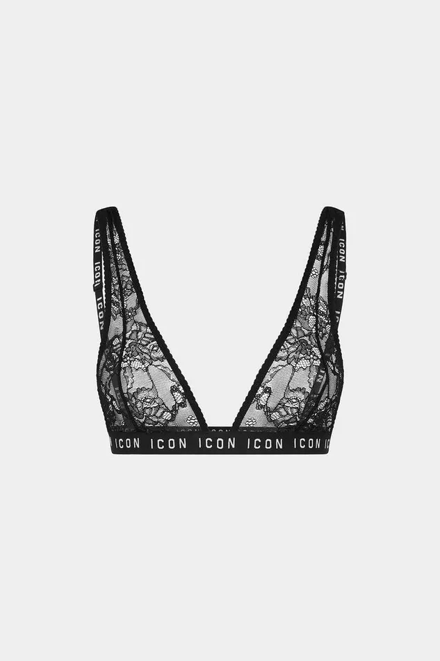 Dsquared2 Underwear Be Icon Triangle Bra Black 8211 Women