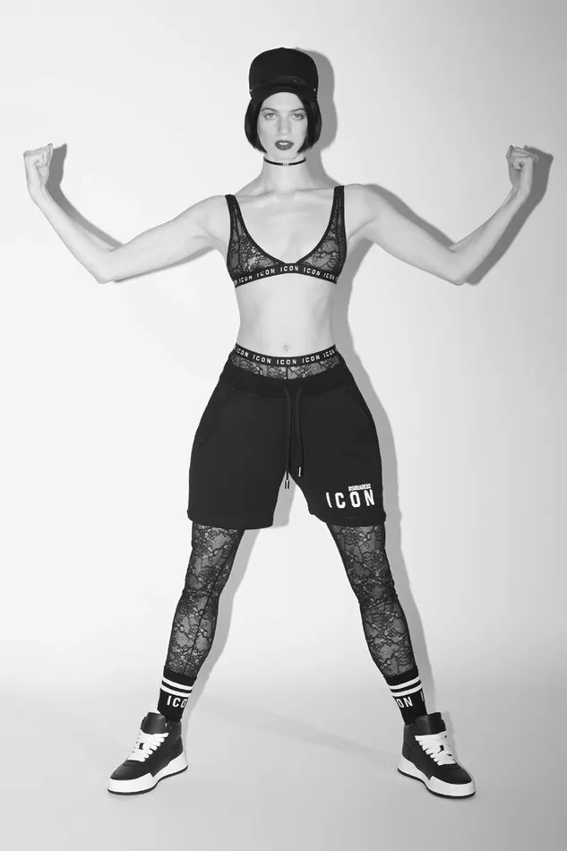 Dsquared2 Underwear Be Icon Triangle Bra Black 8211 Women