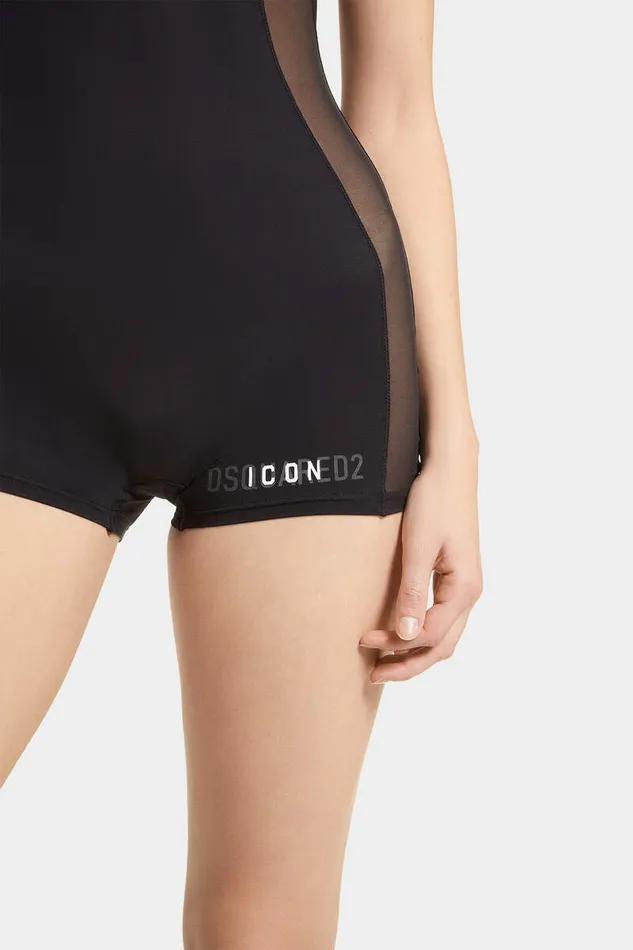 Dsquared2 Underwear Icon Jumpsuit Blackwhite 8211 Women