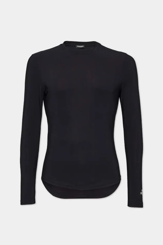 Dsquared2 Underwear Icon Long Sleeves TShirt Black 8211 Men