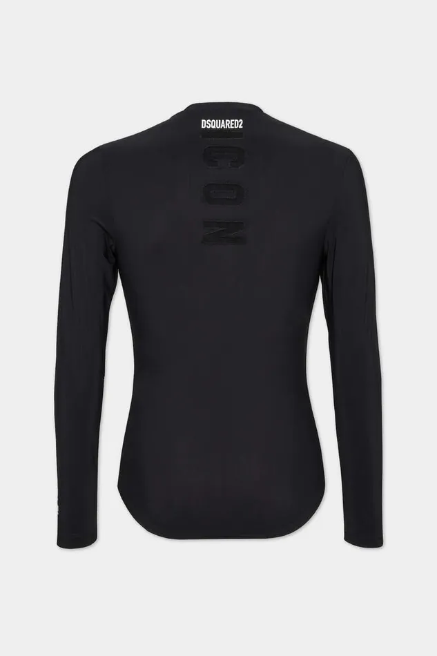 Dsquared2 Underwear Icon Long Sleeves TShirt Black 8211 Men