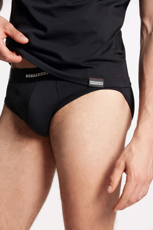 Dsquared2 Underwear Technicolor Round Neck TShirt Black 8211 Men