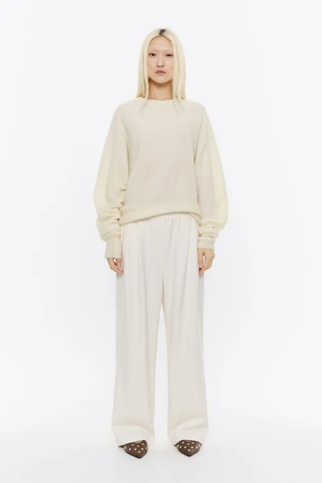 Ecru Cool Wool Joggers Ecru Women Bimba Y Lola Trousers
