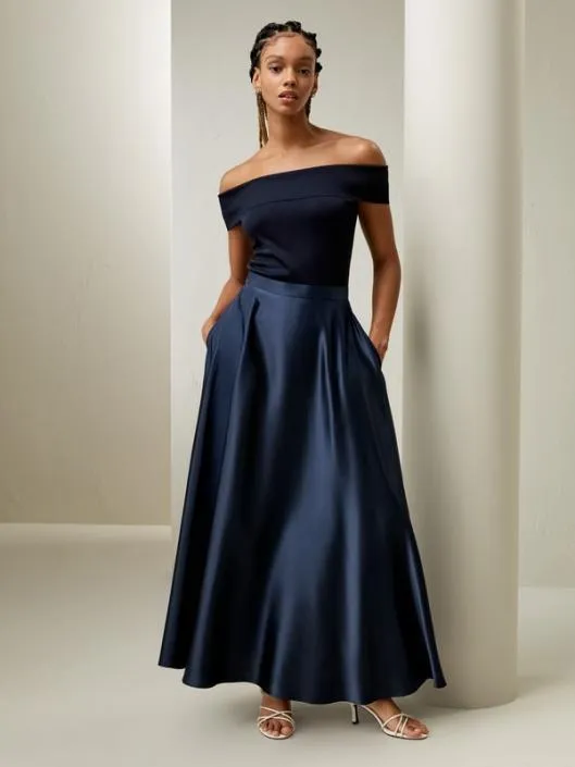 Elegant Mulberry Silk Maxi Umbrella Skirt With Hidden Side Seam Pockets Women Lilysilk Bottoms Elegant Mulberry Silk Maxi Umbrella Skirt With Hidden Side Seam Pockets Women Lilysilk Bottoms