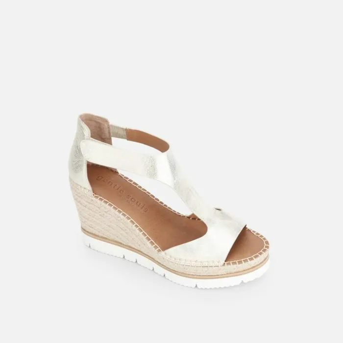 Elyssa Easy TStrap Wedge Sandal Ice Women Kenneth Cole Gentle Souls