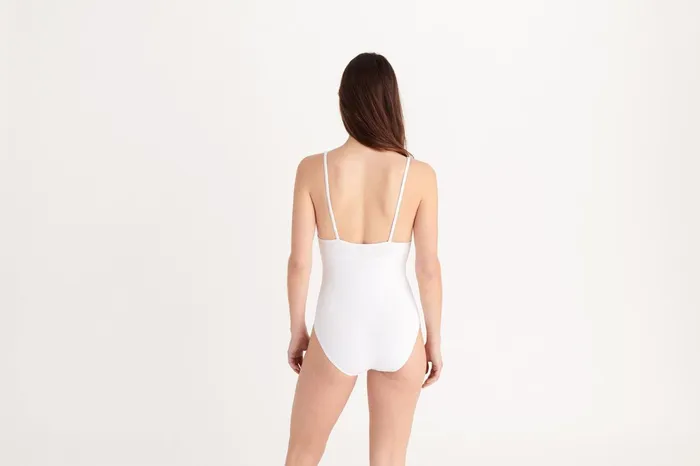 ERES Larcin Triangle OnePiece Blanc Women OnePiece Swimsuits