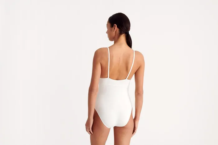 ERES Larcin Triangle OnePiece Blanc Women OnePiece Swimsuits