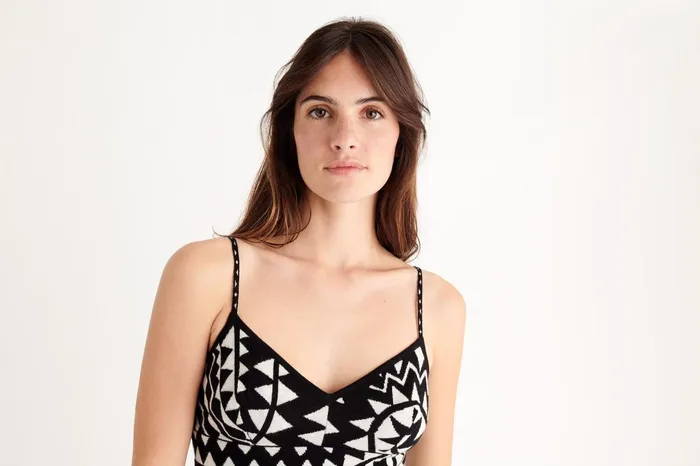 ERES Minnesota Crop Top NoirIvoire Women Homewear