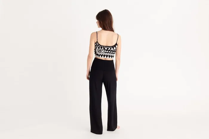 ERES Minnesota Crop Top NoirIvoire Women Homewear