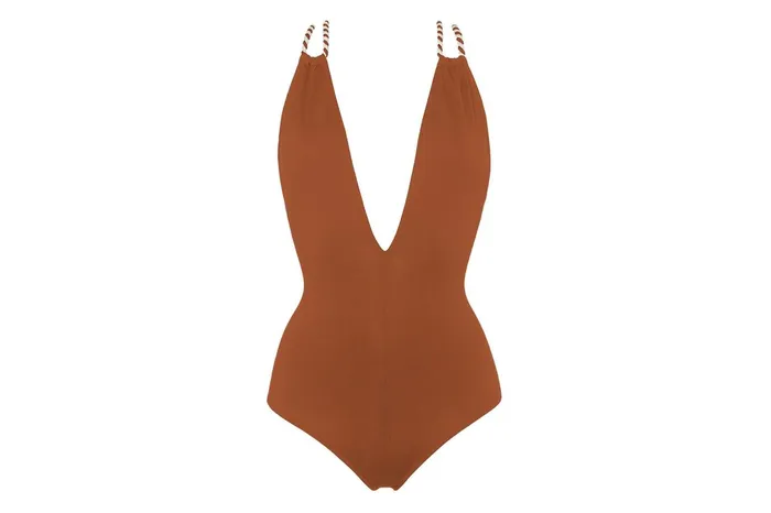 ERES Pirouette Sophisticated OnePiece CarameloPercale Women OnePiece Swimsuits