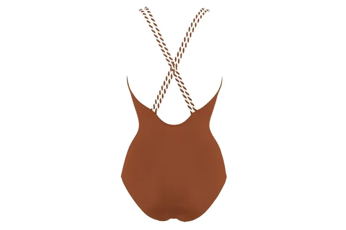 ERES Pirouette Sophisticated OnePiece CarameloPercale Women OnePiece Swimsuits