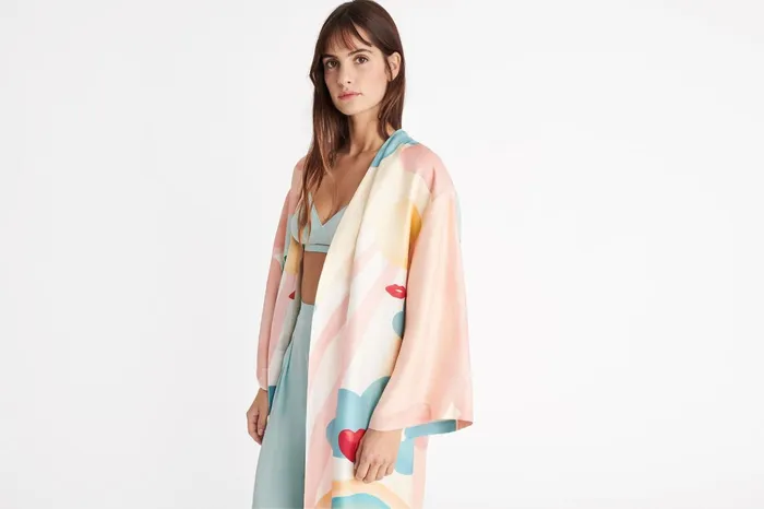 ERES Royaume Kimono Imprime Paradis Women Homewear