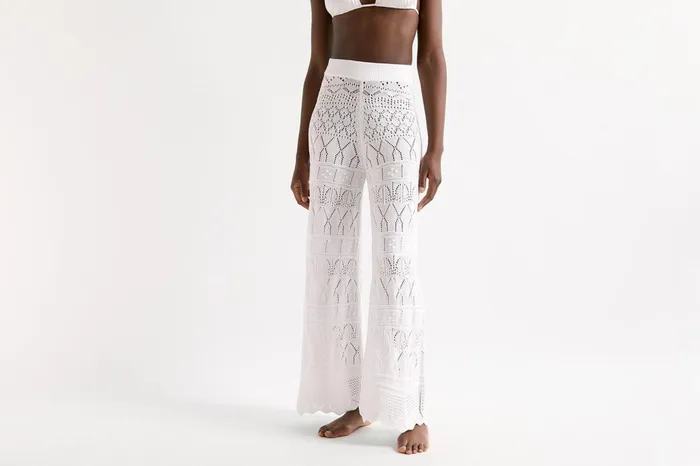 ERES Simone Trousers Blanc Women Beachwear and Accessories