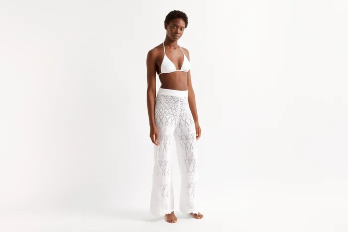 ERES Simone Trousers Blanc Women Beachwear and Accessories