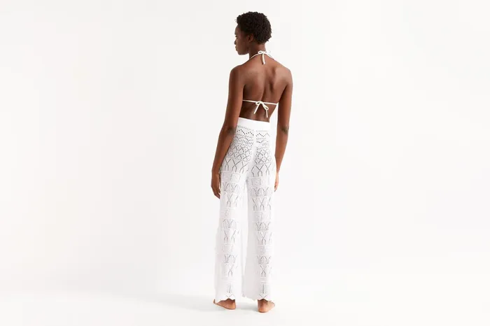 ERES Simone Trousers Blanc Women Beachwear and Accessories