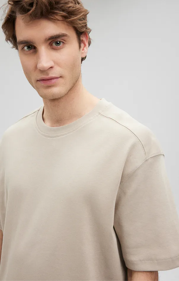 Essential Crew Neck TShirt In Pure Cashmere Men Mavi Jeans TShirts Essential Crew Neck TShirt In Pure Cashmere Men Mavi Jeans TShirts