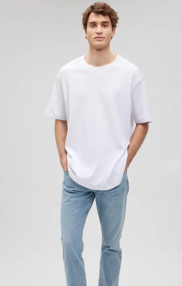 Essential Crew Neck TShirt In White Men Mavi Jeans TShirts