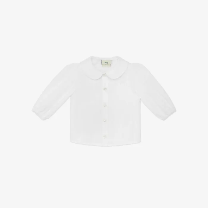 Fendi Baby Girl Baby Shirt Poplin Baby Shirt 8211 Kids