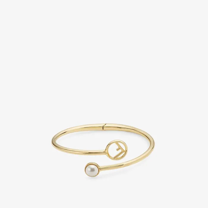 Fendi Bracelets F Is Fendi Bracelet Goldcolored Metal Bracelet 8211 Women