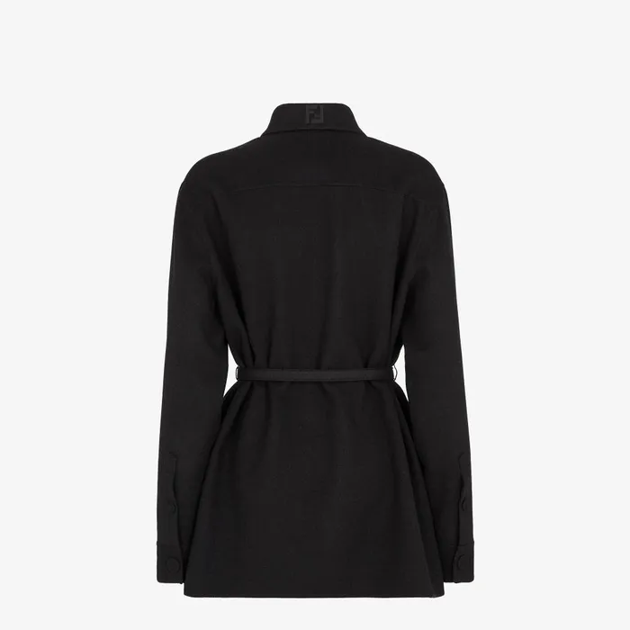 Fendi Coordinated Sets Jacket Black Wool GoTo Jacket 8211 Women