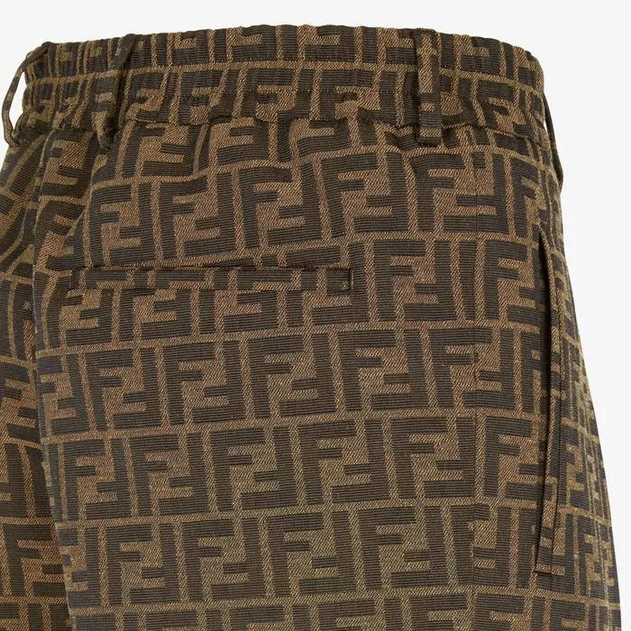 Fendi Coordinated Sets Pants Brown Fabric Pants 8211 Men