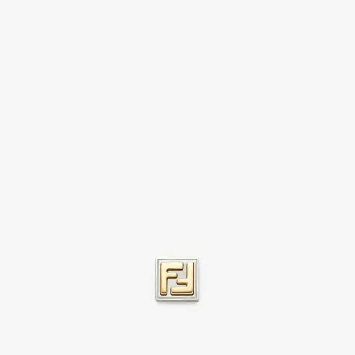 Fendi Earrings Earring Palladium And Goldcolored Earring 8211 Men