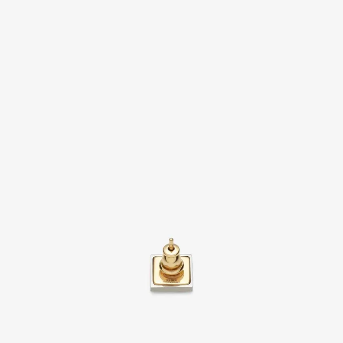 Fendi Earrings Earring Palladium And Goldcolored Earring 8211 Men