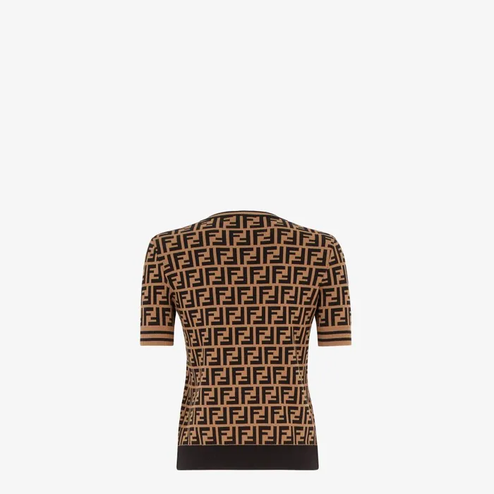 Fendi Essentials For Women Sweater Fabric FF Motif Sweater 8211 Women