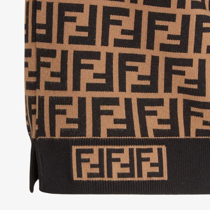 Fendi Essentials For Women Sweater Fabric FF Motif Sweater 8211 Women