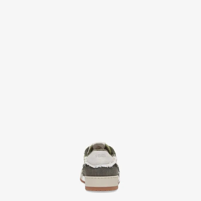 Fendi Fendi Match Fendi Match Sneakers Green Denim Lowtops 8211 Men