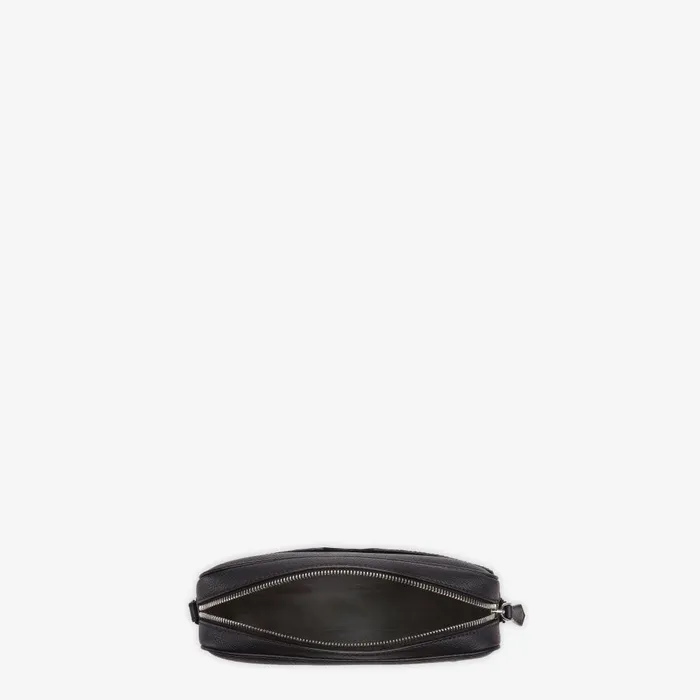 Fendi Messenger Bags Fendi Roma Camera Case Black Leather Bag 8211 Men