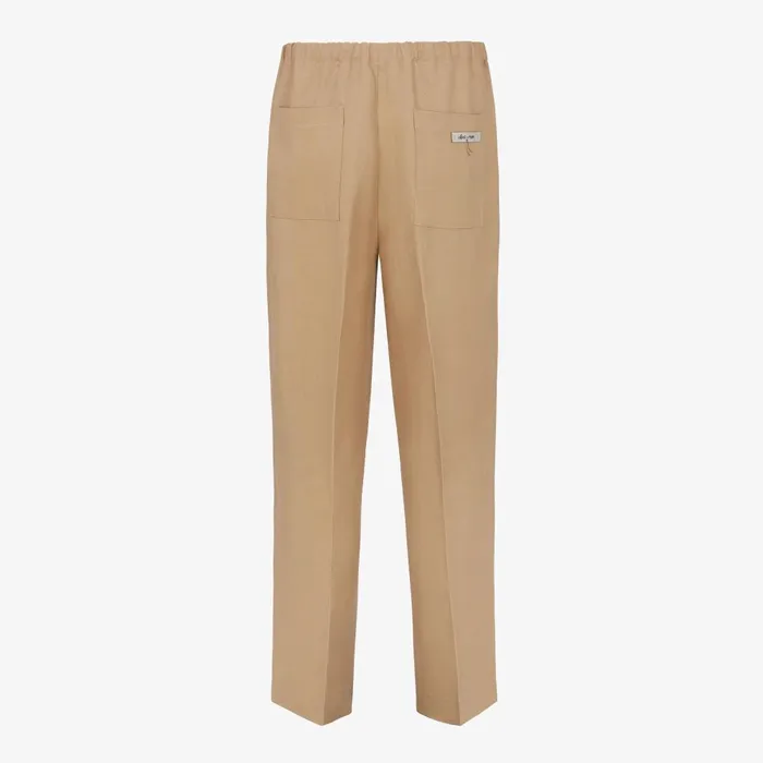 Fendi Pants and Shorts Pants Beige Canvas Pants 8211 Men