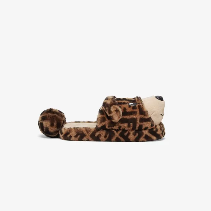 Fendi Shoes Junior Slippers Sheepskin Slippers 8211 Kids