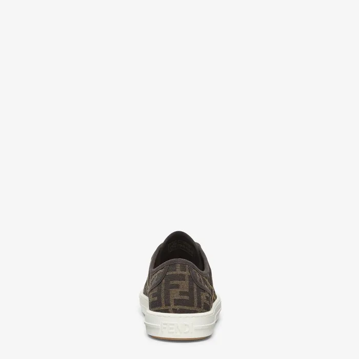 Fendi Sneakers Fendi Domino FF Jacquard Fabric Lowtops 8211 Men