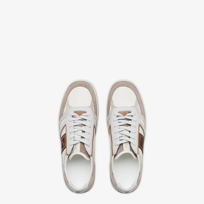 Fendi Sneakers Fendi Step Beige Leather Lowtops 8211 Men