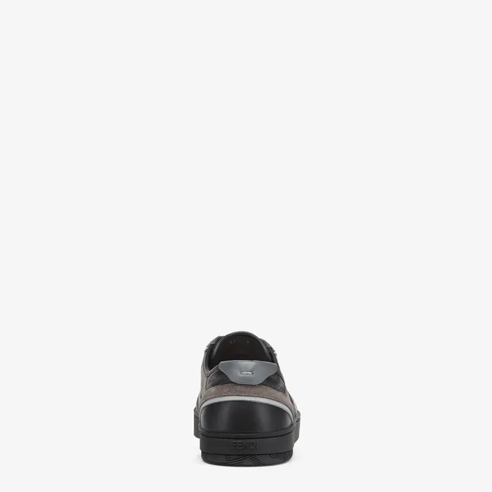 Fendi Sneakers Fendi Step Black Leather Lowtops 8211 Men
