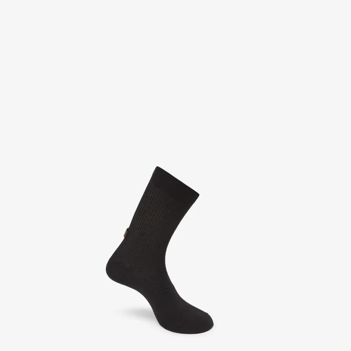 Fendi Socks Socks Black Cotton And Cashmere Socks 8211 Men