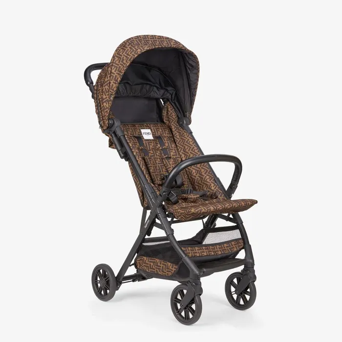 Fendi Strollers and Accessories FF Pushchair FF Logo Fabric Stroller 8211 Kids