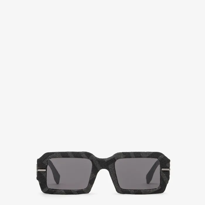 Fendi Sunglasses Fendigraphy Gray FF Fabric Sunglasses 8211 Men