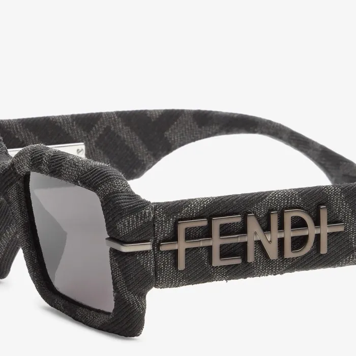 Fendi Sunglasses Fendigraphy Gray FF Fabric Sunglasses 8211 Men